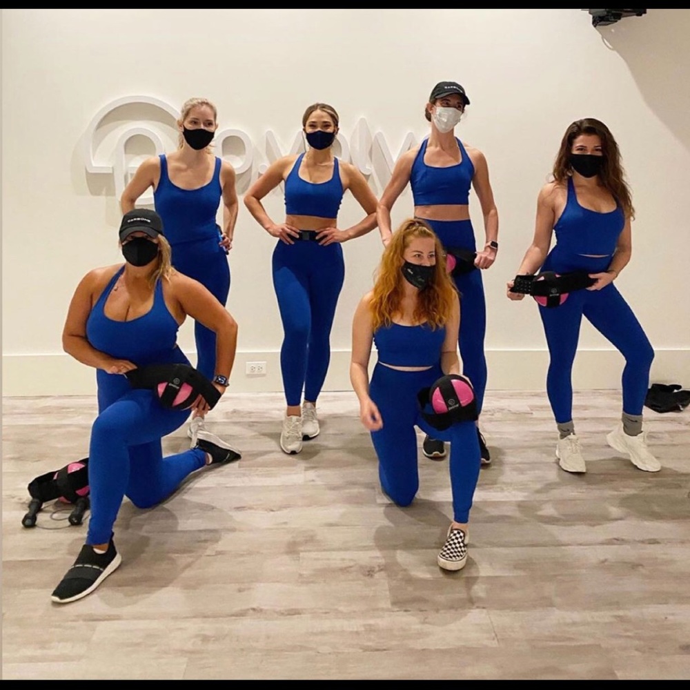 Blue leggings carbon 38